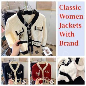 Classic Womens Jackets Luxury Brand Office Blazers Outfit Spring Autumn Winter Formele pak jas Mode Lady Pockets Business Desse Oversize SMLXL topkwaliteit