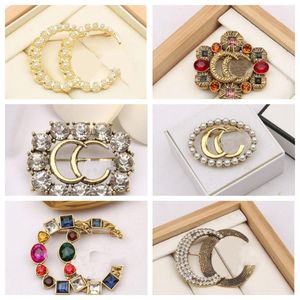 Broches classiques pour femmes, Dsignr Lttr, cristal Rhinston Simpl Jwlry Swatr, broche Parl, accessoires de fête de mariage, cadeau