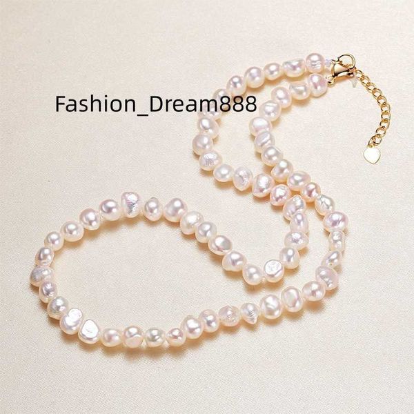 collier de perles baroque classique collier de perles d'eau douce prix pas cher