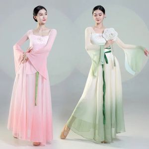 Costume de danse classique style chinois folk yangko danse nationale tambour tambour