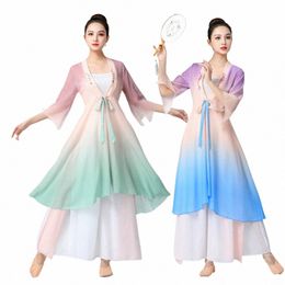 Klassieke Dans Kostuums Womens Stage Performance Kleding Set Chinese Dans Body Charm, gaas Praktijk Hanfu Para Mujer y5uv #