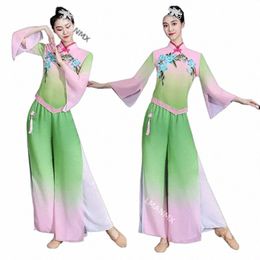 Klassieke Danskostuums Yangko Dans Elegante Folk Dr Fan Paraplu Dans Traditial Hanfu Oosterse Dr Fee Kleding B2Gd #