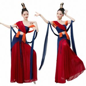 Classique Dunhuang Dance Costume National pour les femmes Sexy Hanfu Fairy Cosplay Costume élégant vêtements exotiques antique Yangko Dance W3GQ #