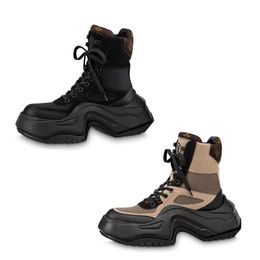 Klassieke vloer dames schoenen comfortabel zwart kaki mannen chaussure non-slip met doos luxe ontwerper Scarpe Wave Sole platform Scarpe