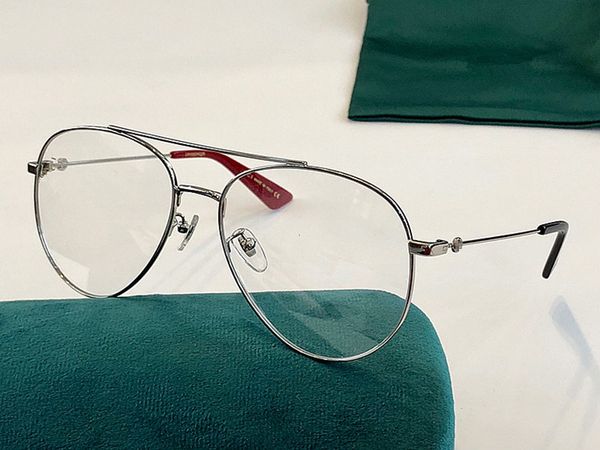 Clásicas GG0449 Gafas de gran tamaño calidad piloto de metal montura de borde completo 60-18-145 gafas graduadas estuche completo Salida OEM