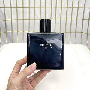 Hombre clásico Perfume spray 100 ml EDT edición más alta botella azul olor encantador fragancia duradera y envío rápido