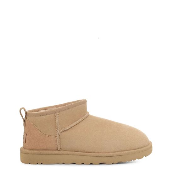 Classique Homme Femmes Ultra Mini bottes de neige Shearling Bootie Casual Doux confortable garder des chaussures au chaud avec boîte carte sac à poussière Beaux cadeaux Chaussures à la mode