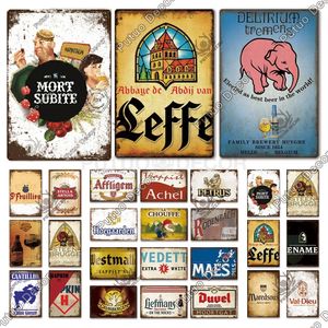 Classical Metal Iron Painting Poster Signs Vintage Plaque Beer Brand Tin Sign Beach Bar Pub Decor Plate Personalized Retro Artware Wall Stickers Kitchen Room