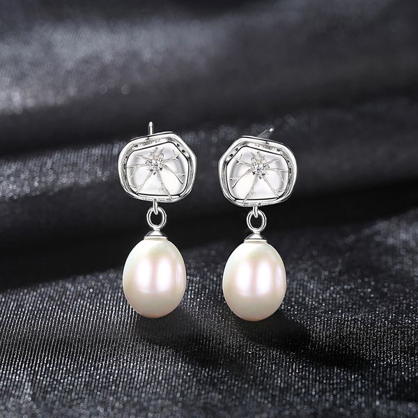 Classique romantique perle or feuille de lotus boucles d'oreilles charmantes femmes marque de mode perle s925 boucles d'oreilles en argent femme haute qualité plaqué or 18 carats bijoux cadeau