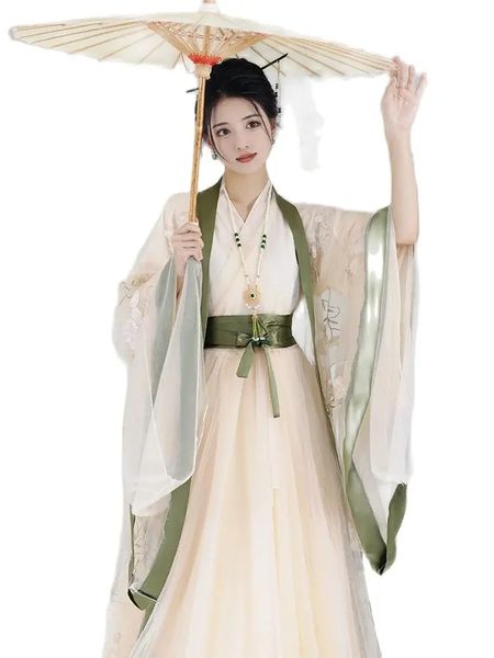 Vêtements de scène classiques Hanfu élégants pour femmes, robe de spectacle de flûte pipa chinoise, costume ancien, spectacle de Cosplay