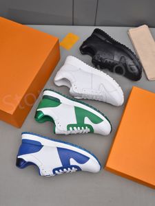 Luxurys Designer Casual schoenen rennen weg sneakers zwarte patchwork epi lederen monogrammen reliëde unisex sneaker mannen trainers vrouwen buiten sportschoen 1A8KJA 1A8kis