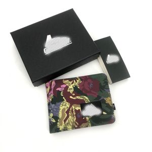 Portefeuilles classiques Portefeuille à la mode et unisexe Porte-cartes Poche carrée