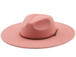 Sombrero clásico de ala ancha Porkpie Fedora Camel Black Hombres Mujeres Crushable Winter cap Derby Wedding Church Jazz Hats a36413002