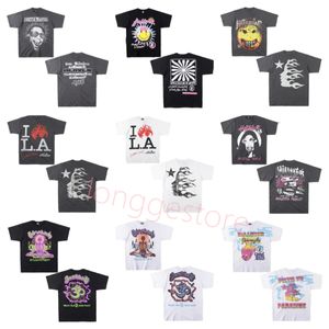 Hellstar Camisetas para hombre Camiseta para hombre de alta calidad Camisas de diseñador para hombres Ropa de verano Parejas de moda Camiseta de algodón Casual Mujer Camisetas de manga corta Hell star 3a