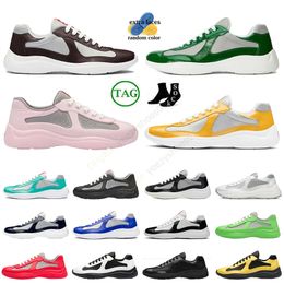 Classics Americas Cup Hoge sneakers Schoenen Heren Casual Wandelen Rubberen zool Heren Sport Mesh Stof Lakleer Loafers Designer OG Outdoor Trainers Grote maat 12