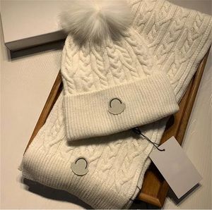 Klassieke mode wollen trend muts sjaal set top luxe sacoche hoeden heren- en damesmode designer sjaal kasjmier sjaals handschoenen winter warme mutsen sjaals muts