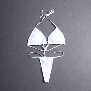 Klassiekers vrouwelijke strandkleding metalen bikini-ontwerper Thong Biquinis 2024 Braziliaanse micro-bikini sets sexy string Twee stukken zwempak luxe badmode merk met tag S-XL