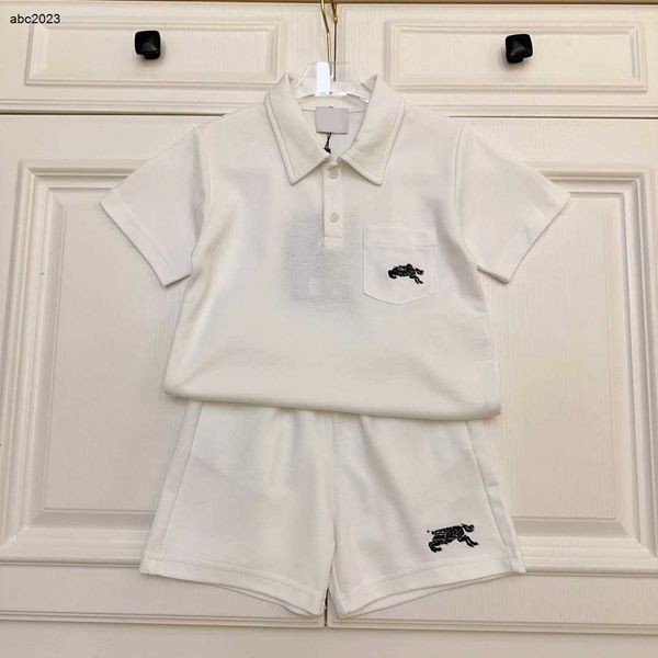 Clásicos ropa para niños pistas para bebés bordados logo bys boys camiseta set de camiseta 110-160 cm camisa de diseño y pantalones cortos de diseño 24 de mares