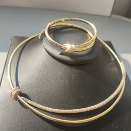 Clásicos pulseras de nudos mujeres hombres joyería de diseño plata esterlina Plata de alta calidad sin desvanecimiento unisex amantes del regalo Gargantillas pulsera brazalete