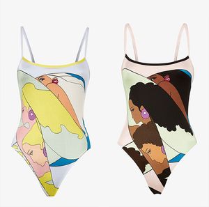 Classics Imprimé de maillots de bain féminin Designer One Piece Swimsuits 2024 Fashion Monokini Sexy Luxury Bikini Set Femmes Beachwear Push Up Bathing Cuisse Brand With Tags XL