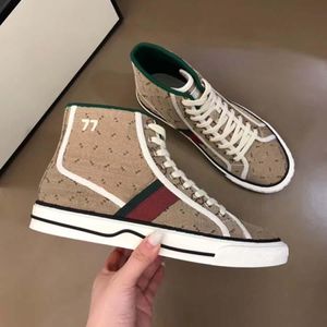 Classiques qualité hommes femmes chaussures décontractées Espadrilles baskets impression marche Sneaker broderie toile robe haut plate-forme chaussures