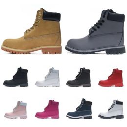 Bottes jaunes de qualité classique 6 pouces Premium imperméables 10061 Chukka Martin Cowboy Wheat Triple noir blanc minuit marine gris froid baskets d'extérieur grande taille 13