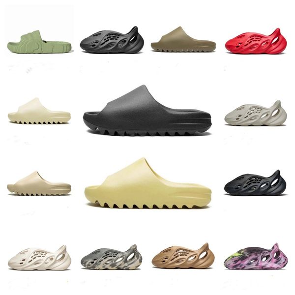 Classics Pantoufles Chaussures Designer Slider Beach Sandales Chaussure Imprimer Ermillion Minéral Bleu Onyx Pure Sandales Été Ochre Os Résine Clog Desert Ararat Run Slides Chaussure