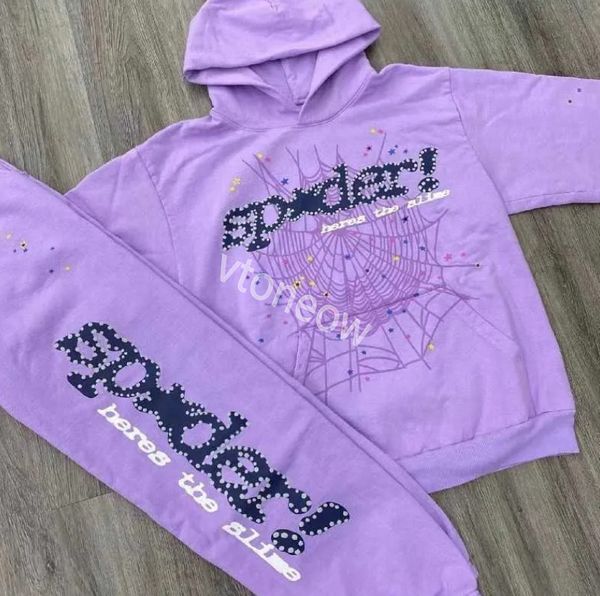 Classics Spider Sweats à capuche Designer Hommes Pull Rouge Sp5der Young Thug 555555 Angel Sweats à capuche Hommes Femmes Sweat à capuche Brodé Spider Web Sweat-shirt Joggeurs 2023