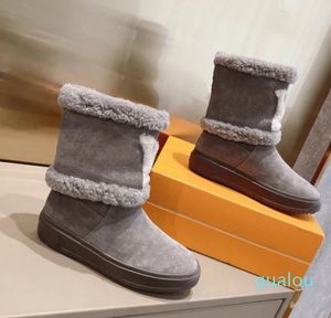 Klassiekers Winter Snowboots Warme kniehoge laars Modieuze laarsjes met doos