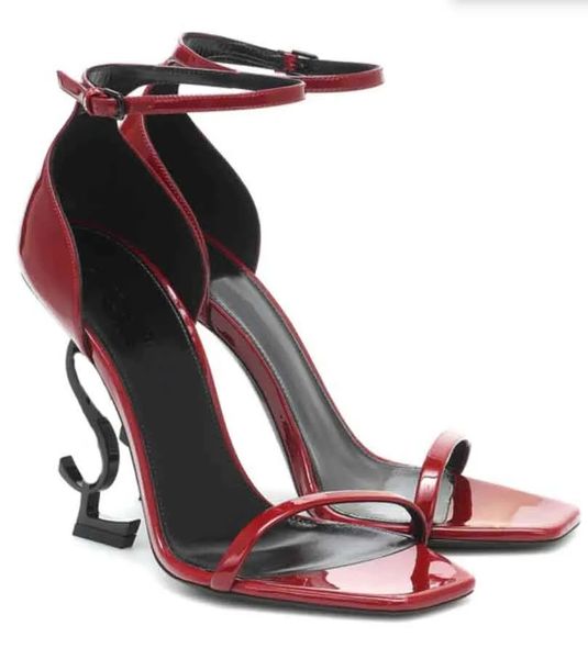 Zapatos clásicos para mujer, sandalias con tacones, moda de playa, zapato de vestir con parte inferior gruesa, sandalias con alfabeto para mujer, sandalias de cuero con tacón alto EUR 36-43