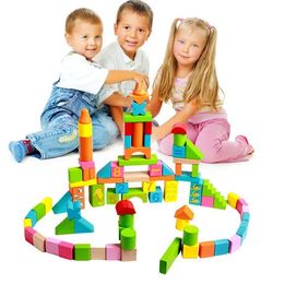 Classificatie van modelbouwkits geneste stapelspeelgoed houten speelgoed bouwstenen 82 houten blokken montessori baby speelgoed kinderen speelgoed 240513
