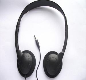 Klaslokaal Headsets Hoofdtelefoon Wegwerp Stereo headsets luchtvaartmaatschappij hoofdtelefoon voor School Kinderen bibliotheek ziekenhuis 100pcslot4050860