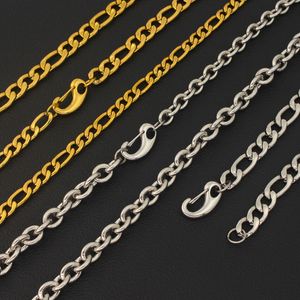 sleutelbeenketting, handgemaakte sieraden, Kleurbehoud gegalvaniseerde titanium stalen ketting, O-vormige ketting, Europese en Amerikaanse kettingen, roestvrijstalen sieraden