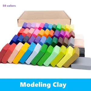 Kleideeg modelleren 24 stuks DIY Polymeer Klei Bakken Handgietset Puzzelmodellering Baby Handafdruk Slijm Slimes Leuk speelgoed voor kinderen 231026