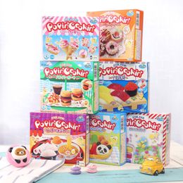 Klei Deeg Modellering 2 stks DIY Kracie Popin Koken snoep deeg Speelgoed Hamburger gelukkig keuken Japans eten snacks maken kit ramen d11 230621