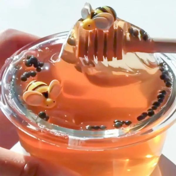 Argile pâte à modeler 60 ml cristal Slime jouets clair abeille miel polymère Lizun colle boue mastic bricolage jouet Antistress 231129