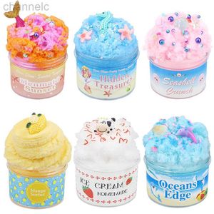 Argile Pâte Modélisation Coloré Nuage Slime Moelleux Polymère Anti Stress Charmes Boue Magique Cristal Pâte À Modeler Fournitures Enfants Jouets pour Enfants