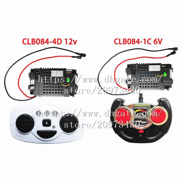 CLB0844D enfants 039s voiture électrique 24G télécommande récepteur contrôleur 12V et 6V CLB émetteur pour bébé car3356350