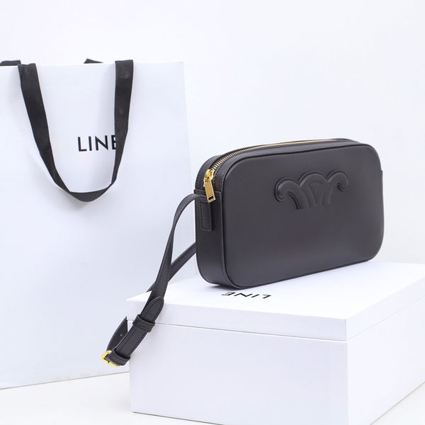 10A Grade nouveau Shopping de luxe FashionCLE 199183 # sac en cuir pur sac pour appareil photo mode européenne et américaine Simple sac pour femme classique bandoulière mignon portefeuille