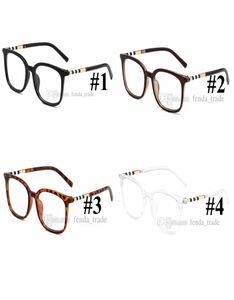 Crame transparent Cadre Clean Lens 4 Colours Lunettes de soleil pour hommes Gémières Lunettes Leopard Frames de soleil Femmes PC Frame NOUVEAU 10PCS FAST SHI8224513