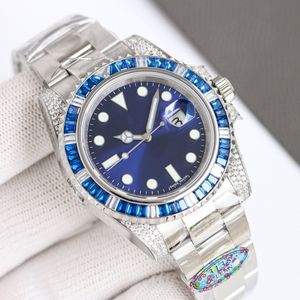 Clean Diamond Submariner 116659PAVEO AAAAA 5A Qualité 1: 1 SuperClone Montres 40mm Hommes Verre Saphir Avec Boîte Verte Automatique Mécanique 3135 Mouvement Jason007