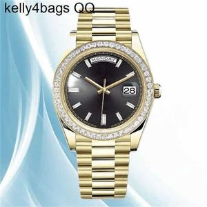 Clean Factory Automatic Watch Rôles Japan Womens Montre de Luxe Président Day Date Gold Perpetual Automatic M