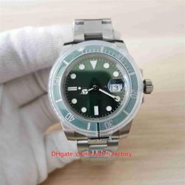 Clean Factory Mens Watch CF Better Version 40mm 116610 116610LV-97200 Green Ceramic Watches 904 Steel Cal 3135 Mouvement mécanique275p