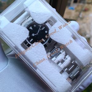 Schone fabriekshorloges 41 mm waterdichte horloge heren Cal.3230 Automatisch zwart groene keramische eta mannen 904L staal 124060 duikschakelaar saffier geen datum polshorloges