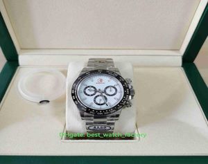 Clean Maker Extrathin Version Watches 40mm x 125mm 116500 Cosmograph Panda Chronograph Cal4130 Mouvement mécanique Automatique ME4786063