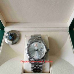 Clean Factory Mens Watch CF 41mm 126334 Pr￩sident Montres 904L Silver Silver Diad Jubilee Bracelet Cal.3235 Mouvement m￩canique automatique pour les montres-bracelets pour hommes