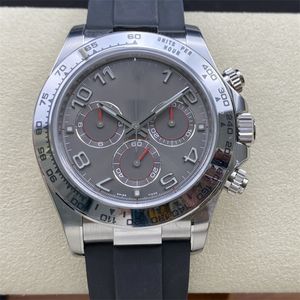 Clean Montre de Luxes Luxury Watch Men Watches 40mm 4130 Chronograph Mouvement mécanique 904L Case en acier Montre-bracelets Best Relojes 01