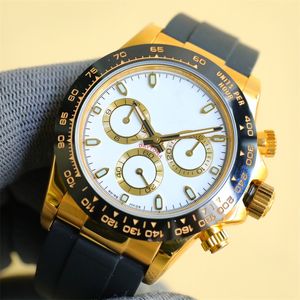 Clean Motre be luxe montre de luxe montre-bracelet étanche 40X12.4mm 7750 chronographe mouvement mécanique en acier hommes montres montres Relojes lentille saphir 02