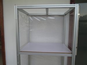 Nettoyer l'établi démontable pour salle blanche, sans poussière, table de travail pour séparateur d'écran lcd, remise à neuf de taille moyenne