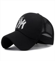 Opruimen verstelbare hoed Adult Buckle Closure Dad Sports Golf Cap Black voor League Baseball Team8315258